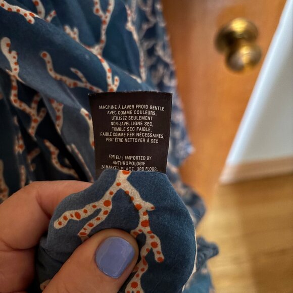 Anthropologie HD in Paris Acropora Coral Dress Size 12 - Picture 11 of 14